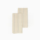 BELIEVE Handwoven Organic Cotton Napkins – Set of 2. Cotton – Fair Trade – Artisan Made