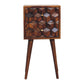 Solid Wood Mini Cube Nightstand