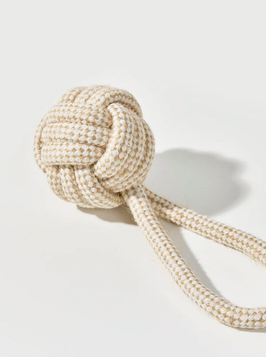 ROPE TUG BALL DOG TOY