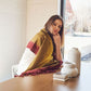 Marigold Merino Ombre Handloom Blanket Scarf