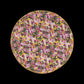 6 Round Placemats Romance is Dead Yellow
