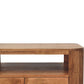 Solid Wood Briarwood Fluted Coffee Table