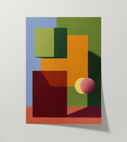 Form and Structure No. 11 — Geometric Abstract Art Print