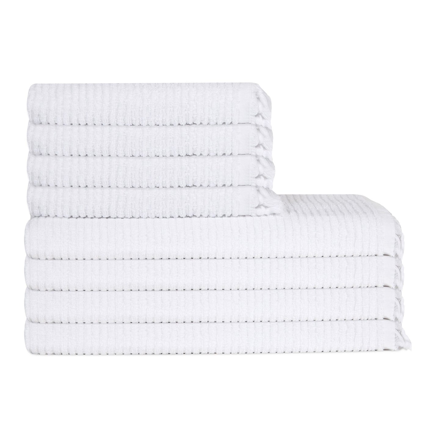 Ribbed Loom Terry Towel Bundle