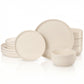Dinnerware Set, 12 Piece Service for 4, Ceramic, Cambridge Classics