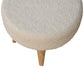Solid Wood Boucle Petite Footstool
