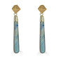 Labradorite Long Drop Earrings