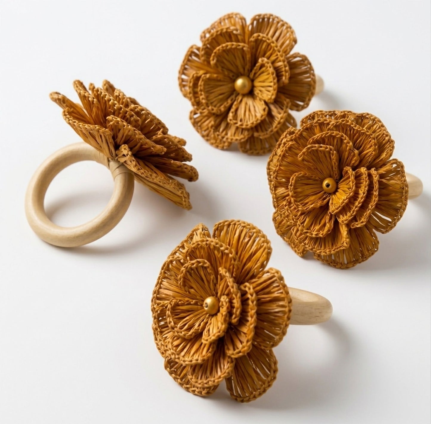 S/4 Buriti Flower Napkin Ring