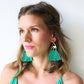 Trío Tassel Earring - Emerald