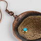 Adrift - Hammered Copper Earrings