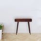 Solid Wood Chestnut Curved Hallway Table