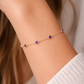 February Birthstone Bracelet — Amethyst