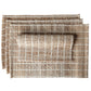 Biscotti Placemats. Set of 4. Banana Stem Fiber - Handwoven - Fair Trade - Artisan Made