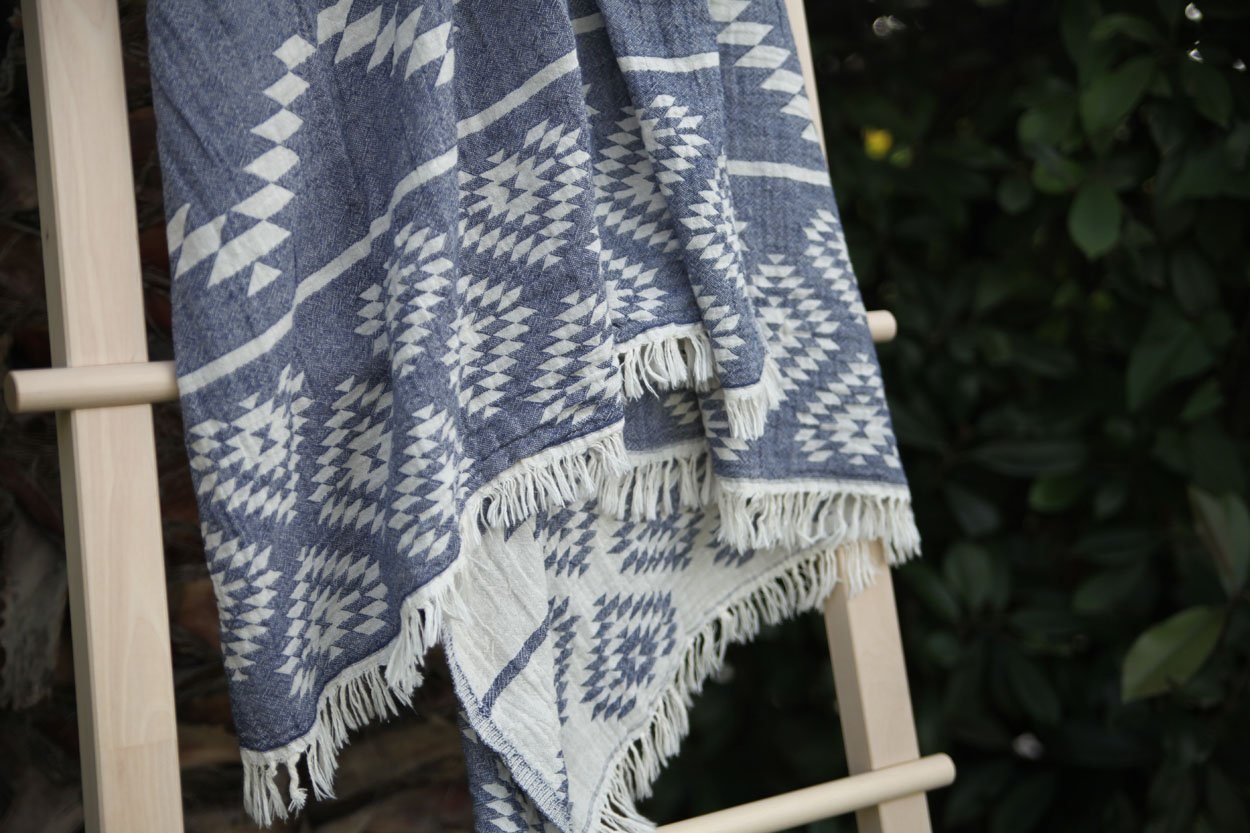 Olive&Linen Aztec Turkish Towel