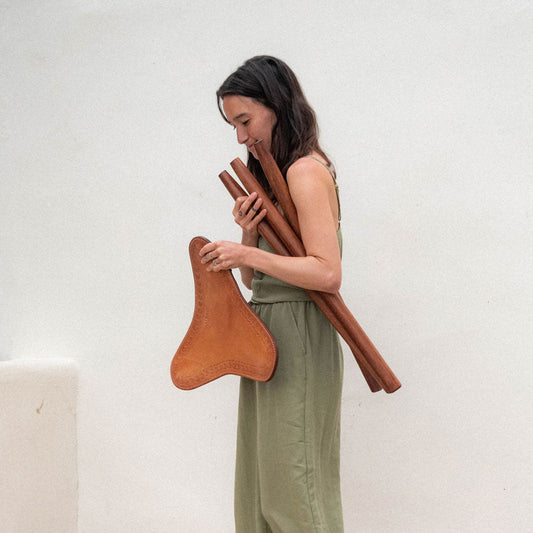 Handmade Leather Stool