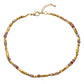 Pink Strawberry Quartz Bead Necklace
