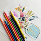 12-Color Watercolor Pencil Set for Beginner