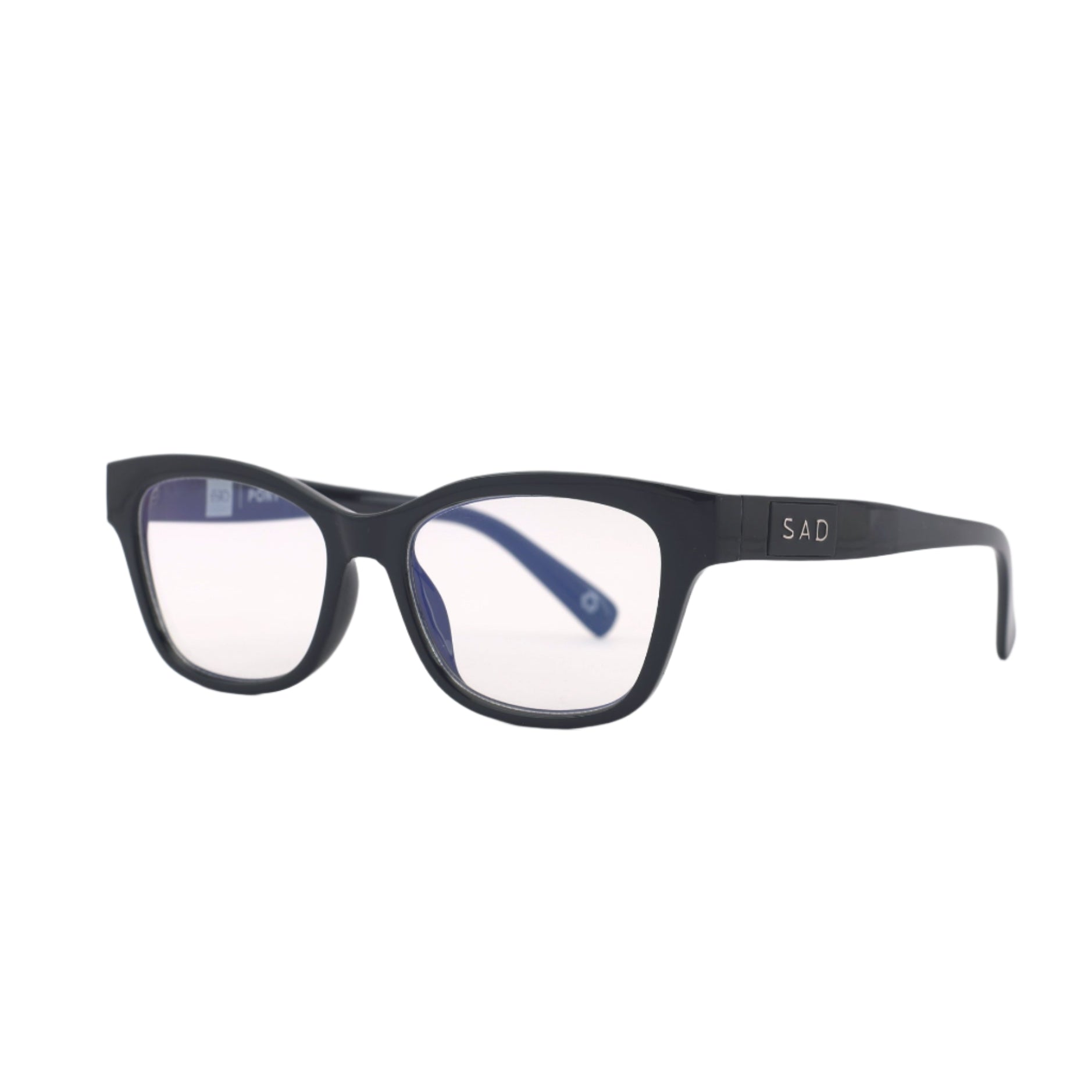 Pony // Gloss Black [Clear Lens / Blue Light Blocking]