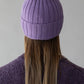 Ribbed Beanie - Iris