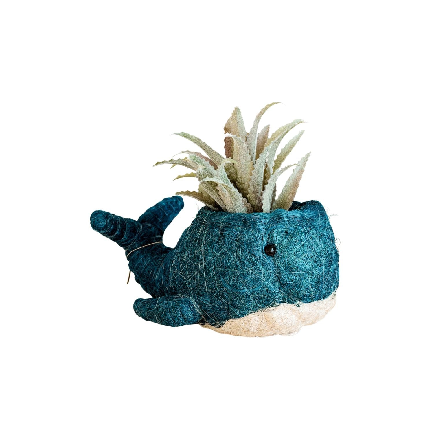 Wicker Whale Planter - Coco Planter | LIKHÂ