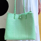 The Maxi Ella Handwoven Tote  · Recycled Plastic