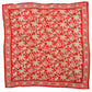 Large 39" Hand Dyed Batik Bandana, 100% Soft Cotton, Fiery Flora