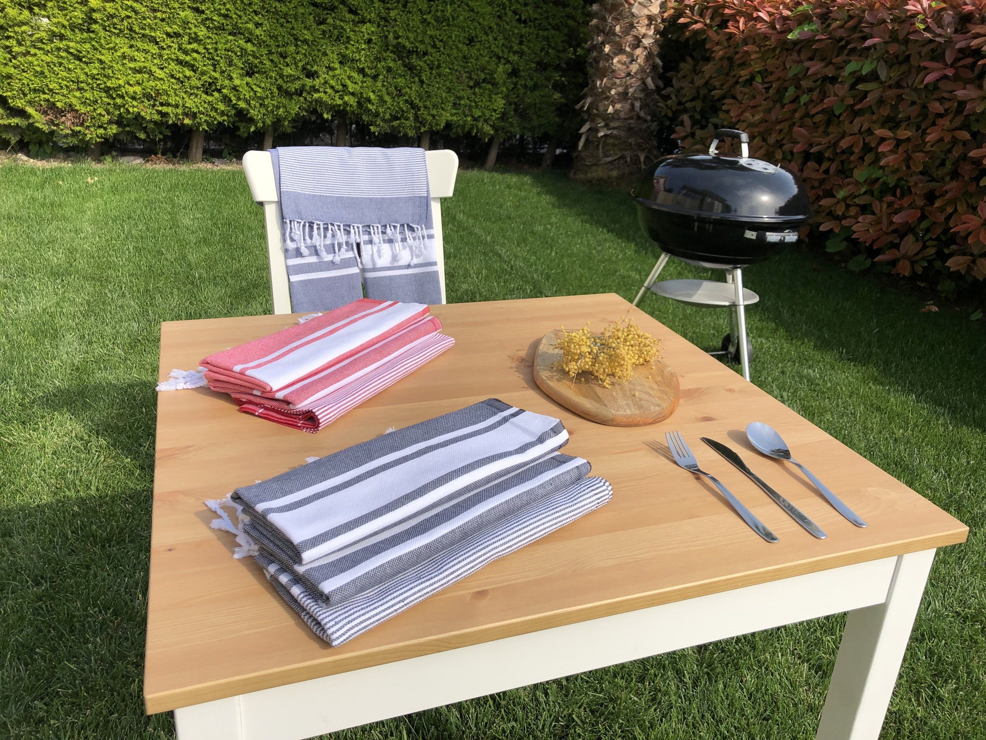 Essential Turkish Hand / Kitchen Towel Set of 3