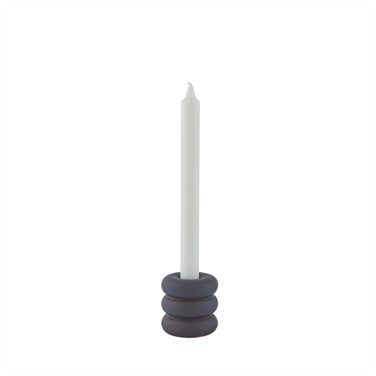Savi Ceramic Candleholder Midnight Blue - High