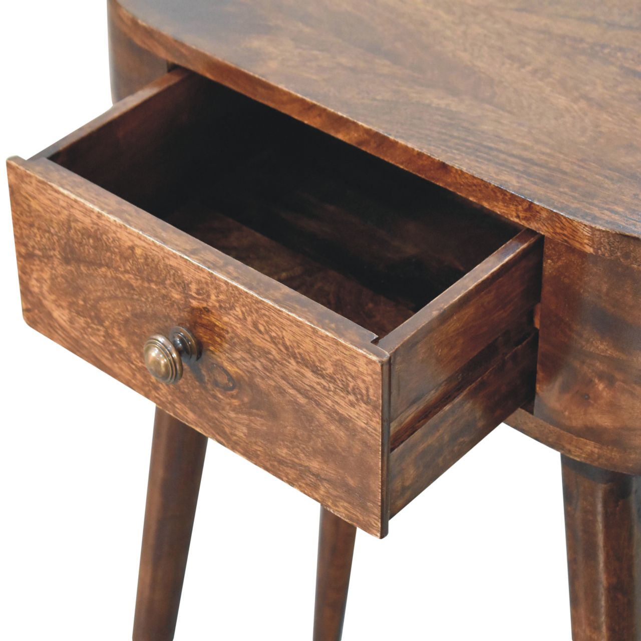 Solid Wood Mini Albion California Walnut Console