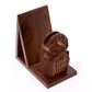 Owl Book & Glasses Caddy - Hand Carved Wood