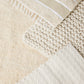Tabby Cotton Natural Ecru Shag Mat