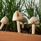 Wooden Mushroom Garden Stick