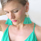 Trío Tassel Earring - Emerald