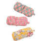 Aaram Weighted Eye Pillow - Flaxseed, Assorted, Microwavable