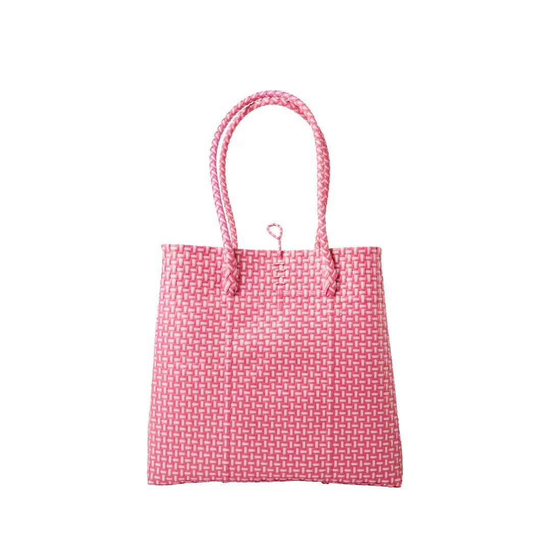 The Maxi Ella Handwoven Tote  · Recycled Plastic