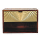 Solid Wood Sunburst Wall-Mounted Bedside