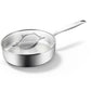 BE | LIVING Essential Series Saute Pan 24 cm (Triply stainless steel)