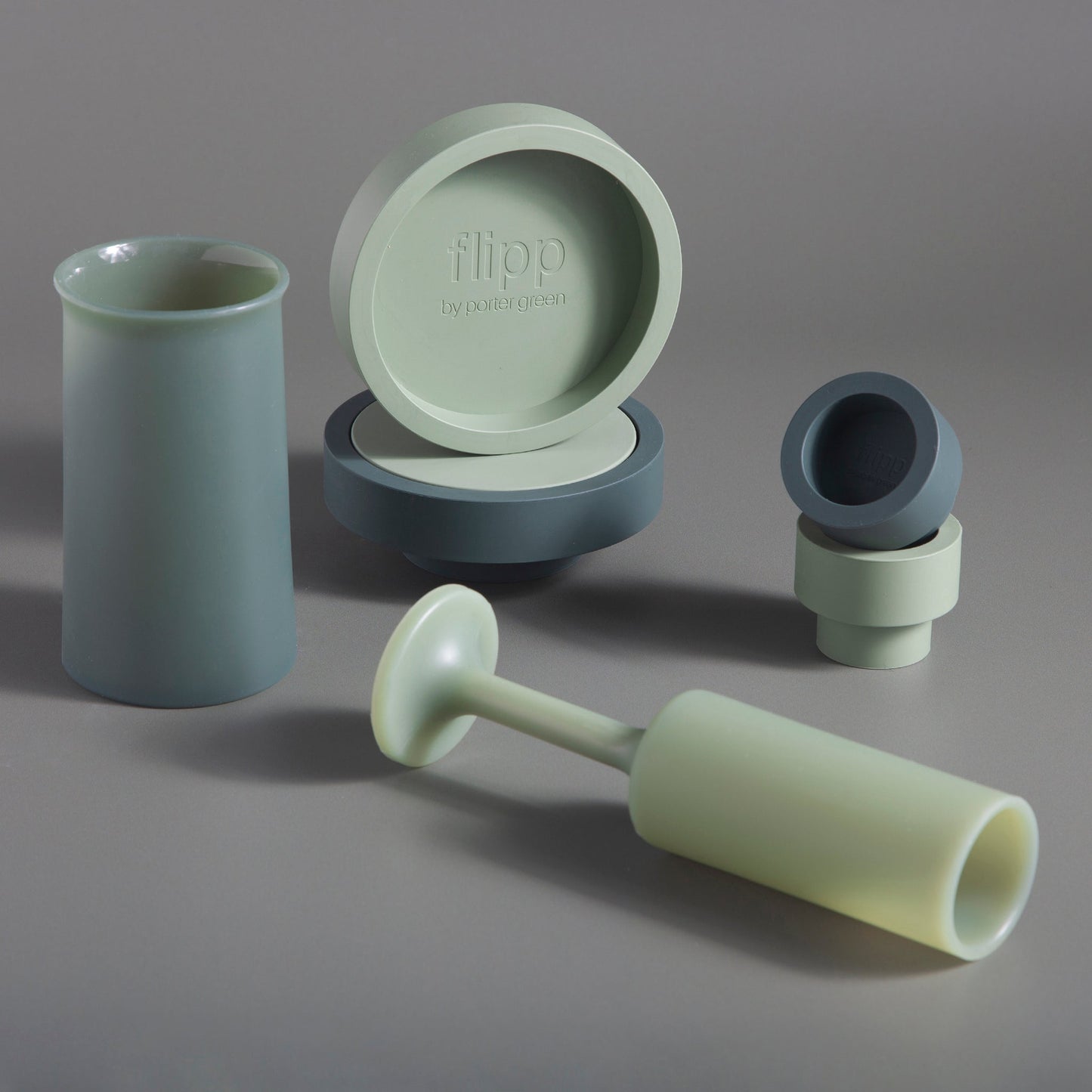 sage + olive | seff | silicone unbreakable champagne flute