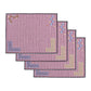 S/2 Estrellas Embroidered Placemat - Burgundy