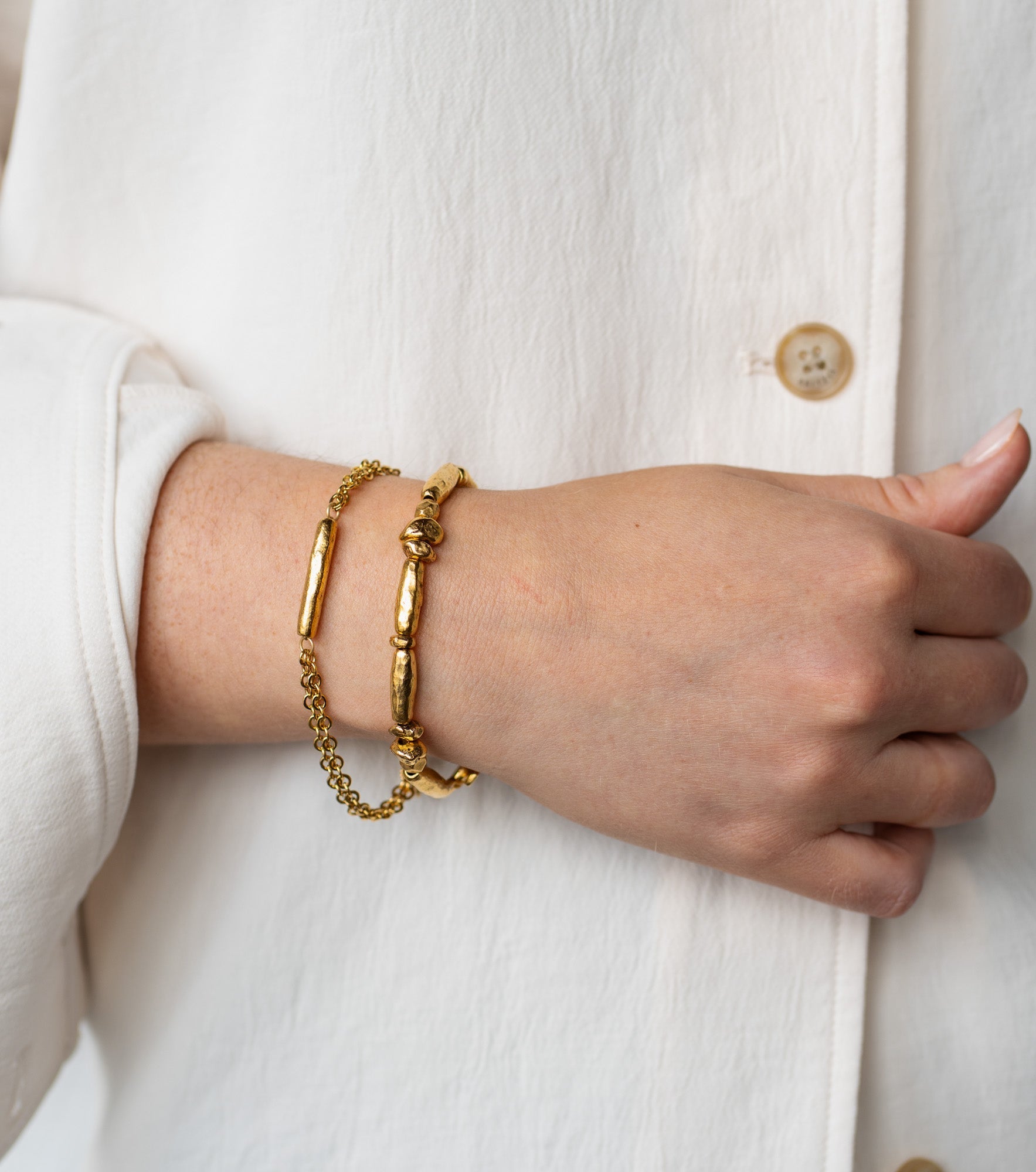 Tube Bead Bracelet