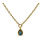 Labradorite Prong Pendant Necklace
