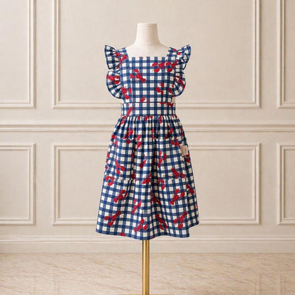 Nautical Lobster Little Hostess Apron