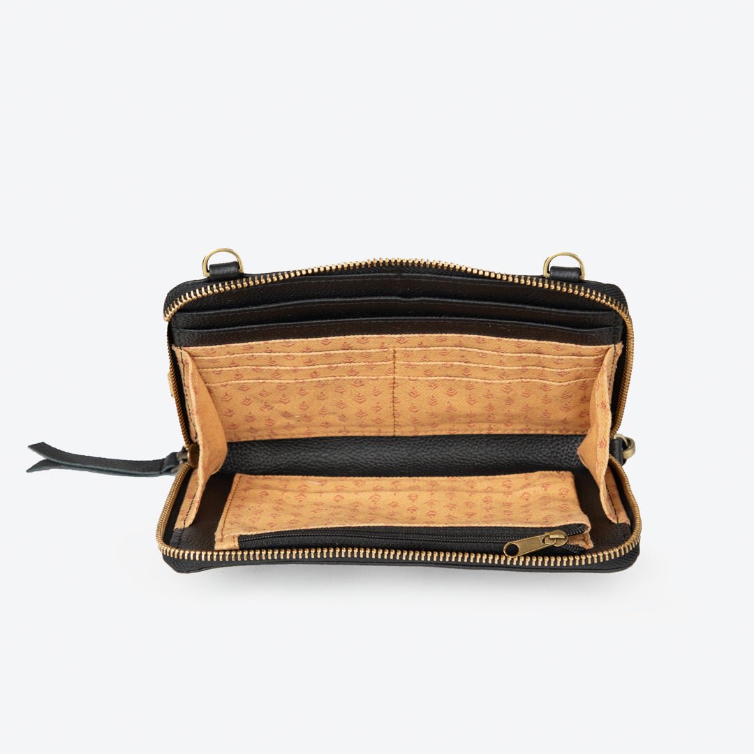 Crossbody Wallet - Black