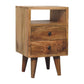 Solid Wood Mini Oak-ish Classic Nightstand