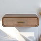 Solid Wood Sonoma T-Bar Wall-Mounted Nightstand
