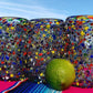 Confetti Rock Design Drinking Glasses - Set of 6
