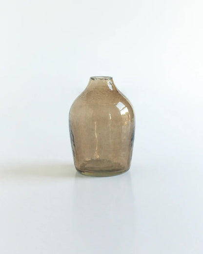S/3 Hammered Bud Vases - Smoke