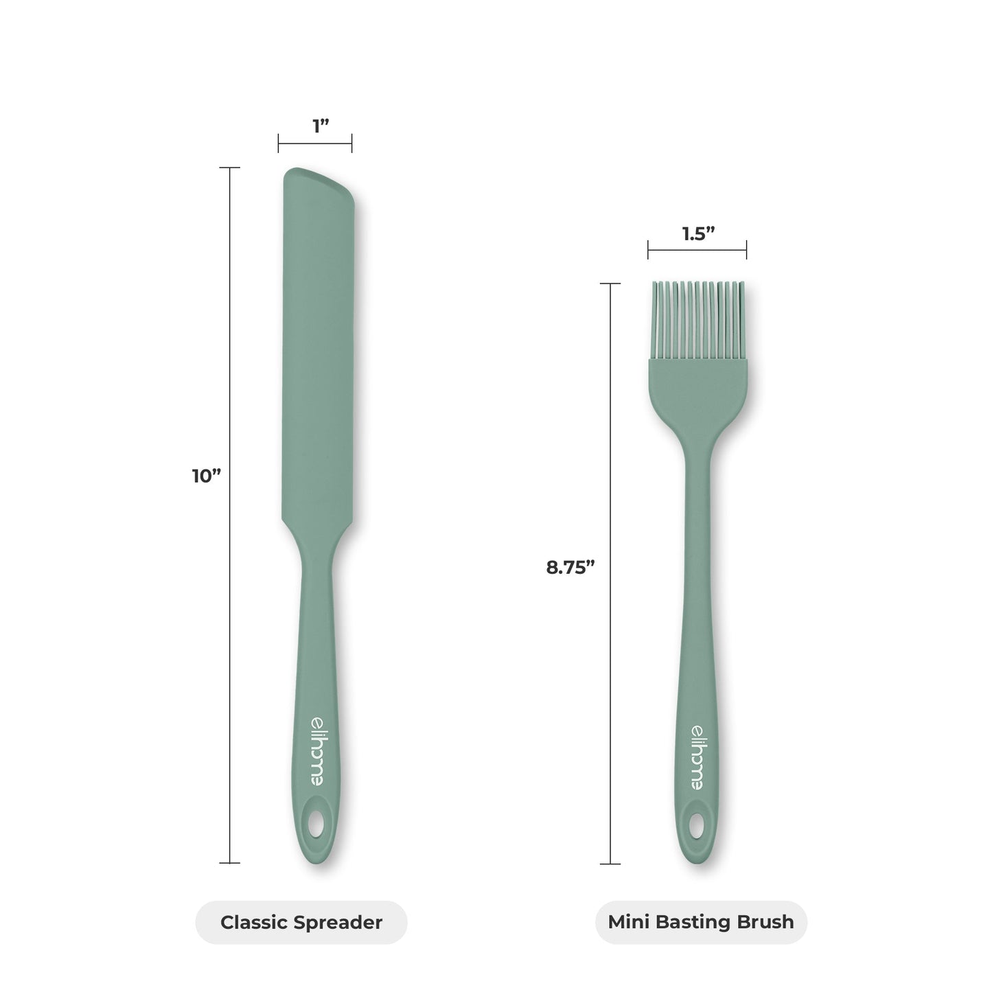 Elihome Premium Silicone Mini Basting Pastry Brush