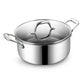 BE | LIVING CIRCLAD Series Casserole with Lid 5 qt / 8.5"/ 24 cm