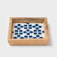 Lattice Blue Trinket Bowl & Tray Gift Box Set